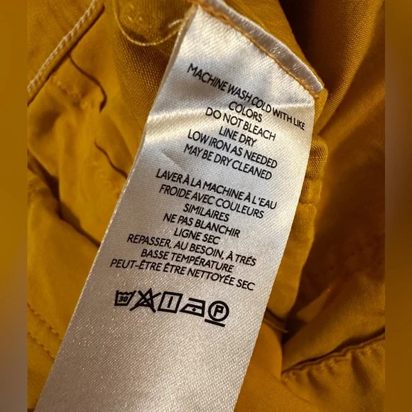 Maeve Yellow Wide Leg Pants - Picture 5 of 5